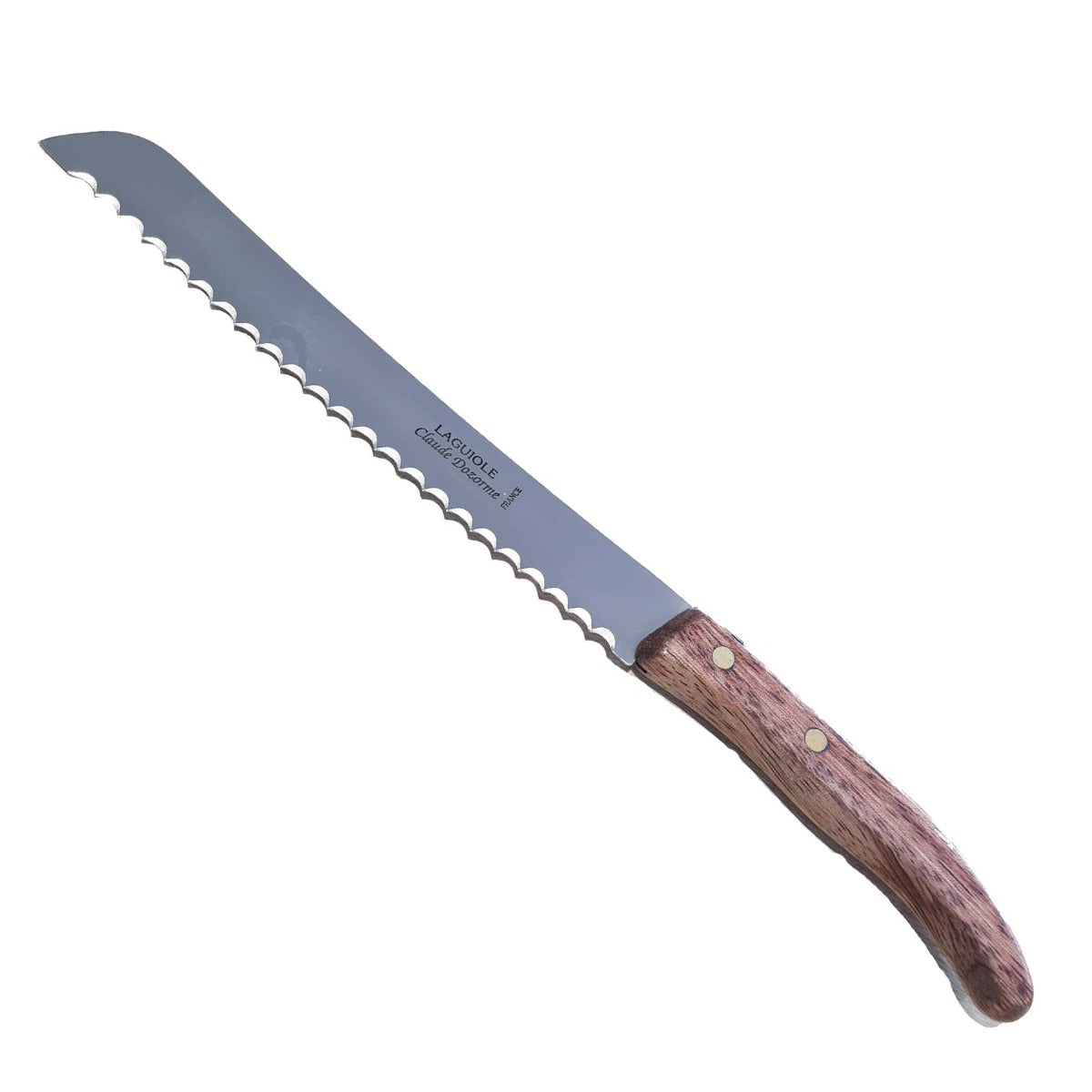 Laguiole Bread Knife, Exotic Wood, by Claude Dozorme – David