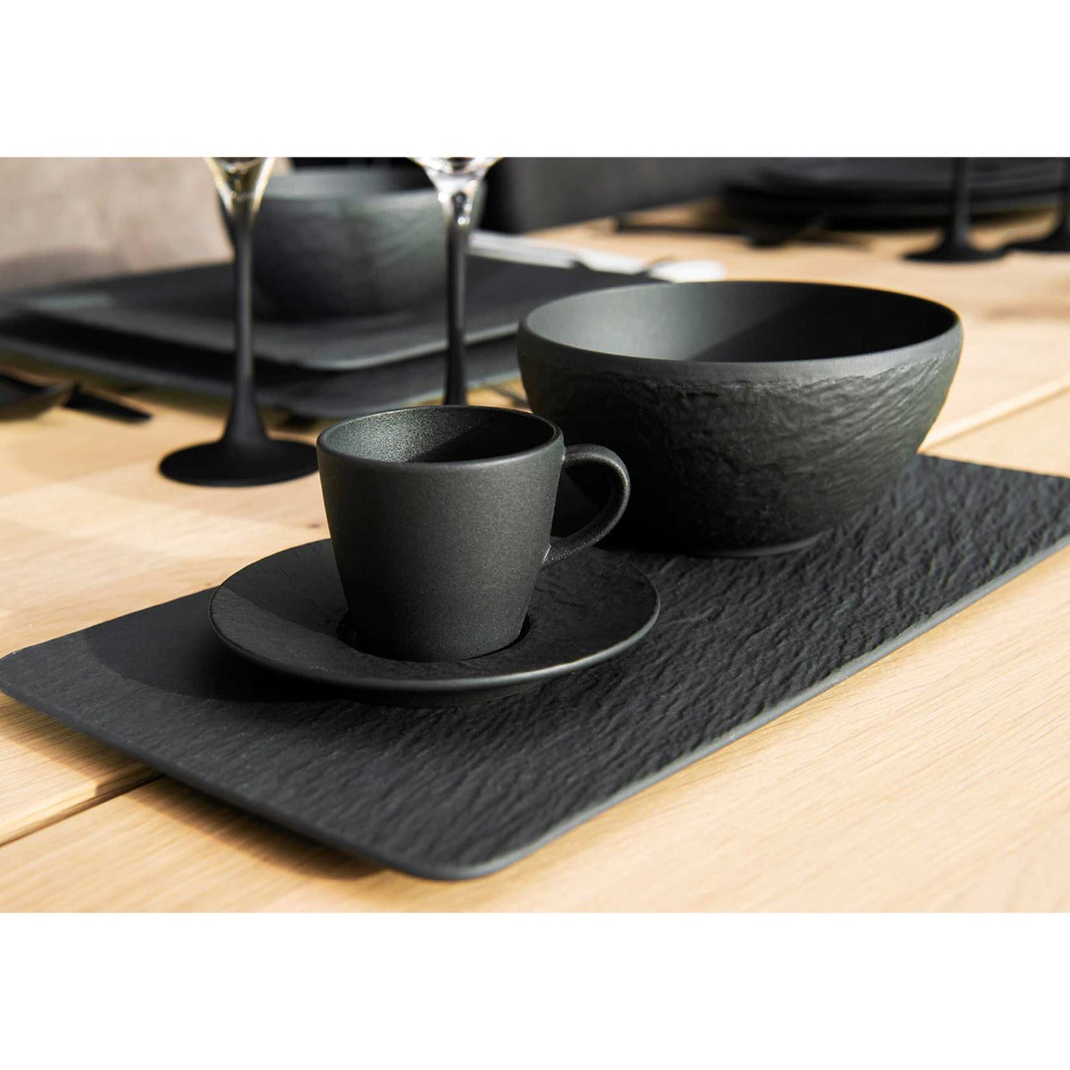 Villeroy & Boch Manufacture Rock Black Rectangular Multifunctional