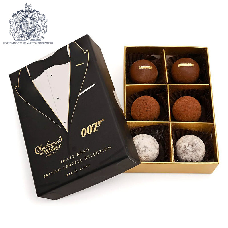 Charbonnel et Walker 007 James Bond Black Tie Truffle Selection Box