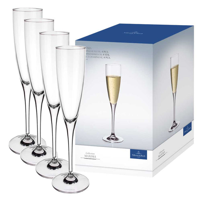 Villeroy & Boch Maxima Champagne Flute, Set of 4