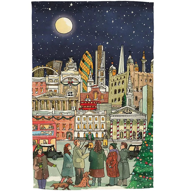 Emma Bridgewater London At Christmas Tea Towel