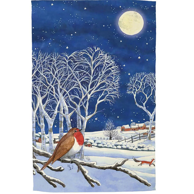 Emma Bridgewater Midnight Robin Tea Towel