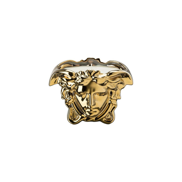 Versace Medusa Grande Gold Table Light with Scented Wax