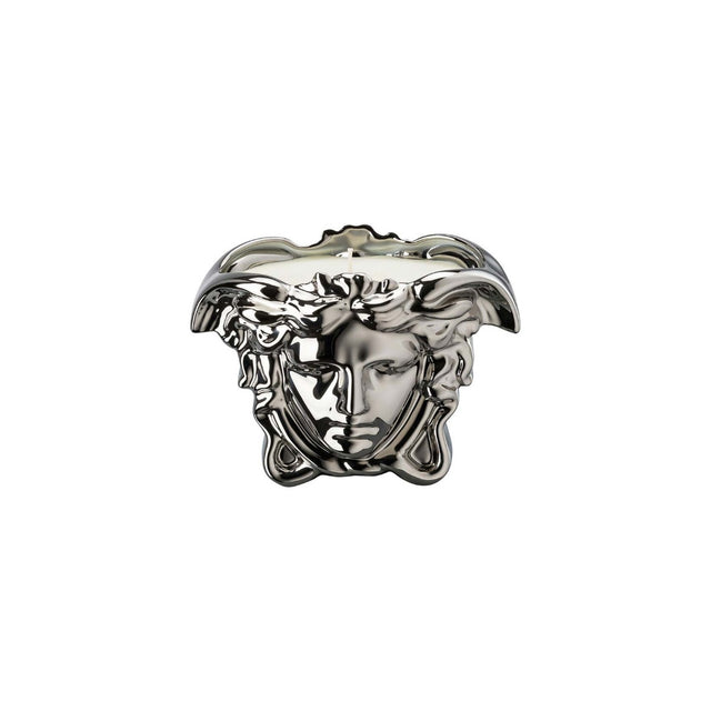 Versace Medusa Grande Silver Table Light with Scented Wax