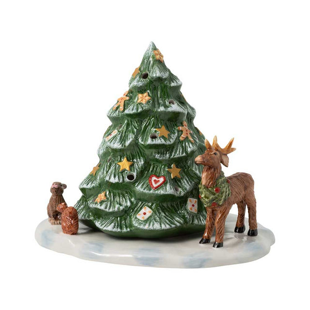 Villeroy & Boch Christmas Toys Christmas Tree With Forest Animals, 23 x 17 x 17 cm