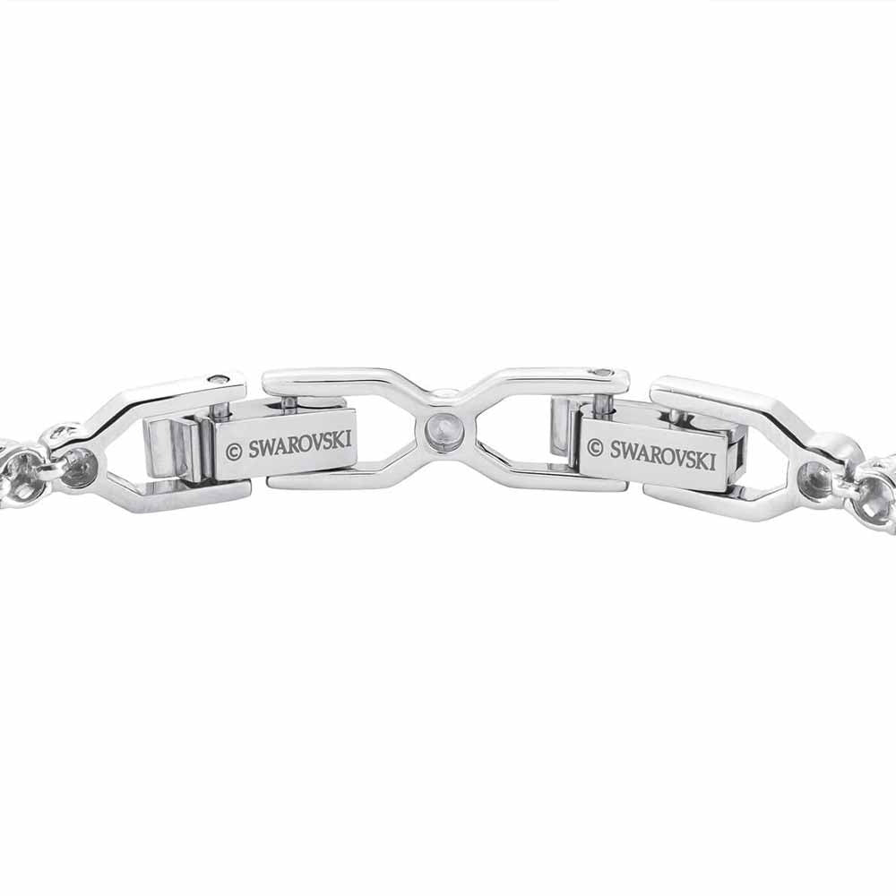 Swarovski Emily Bracelet, White, Rhodium Plated 1808960 – David