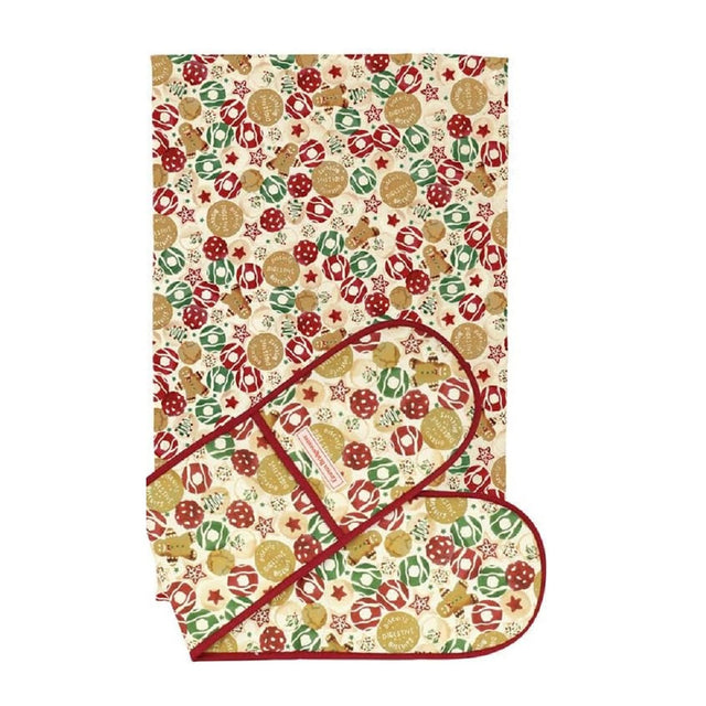 Emma Bridgewater Christmas Biscuits Double Oven Glove & Tea Towel Set
