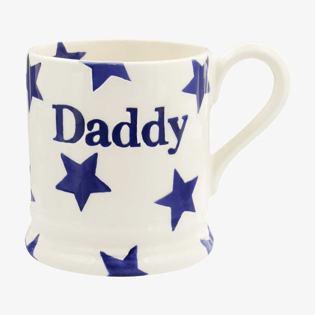 Emma Bridgewater Blue Star 'Daddy' 1/2 Pint Mug