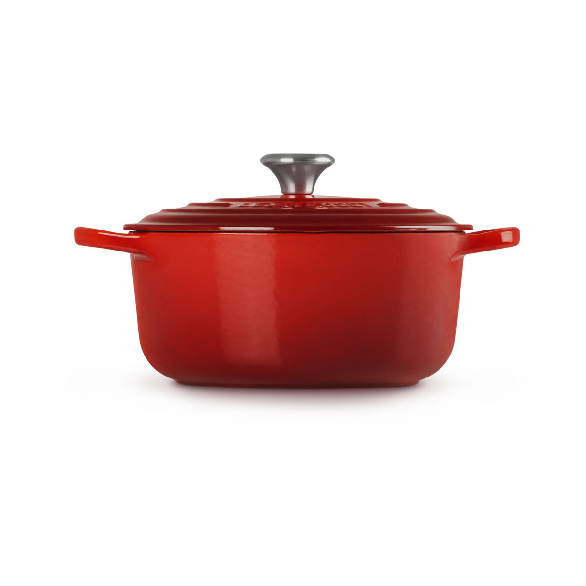 Le Creuset Signature Cast Iron Round Casserole 20cm Cerise – David