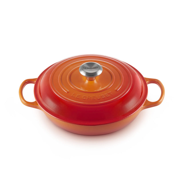 Le Creuset Signature Cast Iron Shallow Casserole 26cm Volcanic