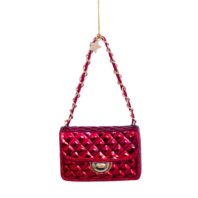 Vondels Bordeaux Opal Fashion Bag Ornament