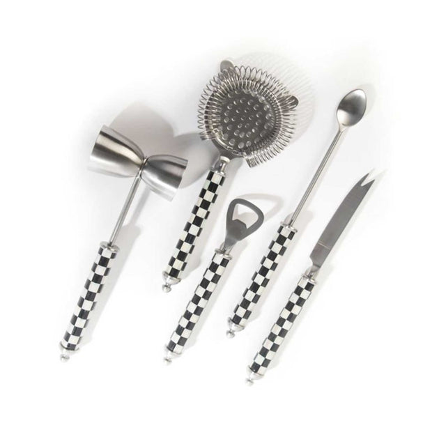 Mackenzie-Childs Courtly Check 3260 Bar Tool Set