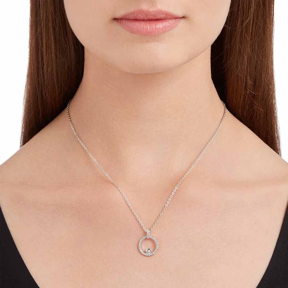 SWAROVSKI Creativity サークルペンダント 5198686 Swarovski Creativity Circle Pendant | Crystal Necklaces