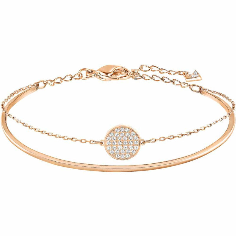 Swarovski Ginger Rose Gold Bangle, Medium 5274892
