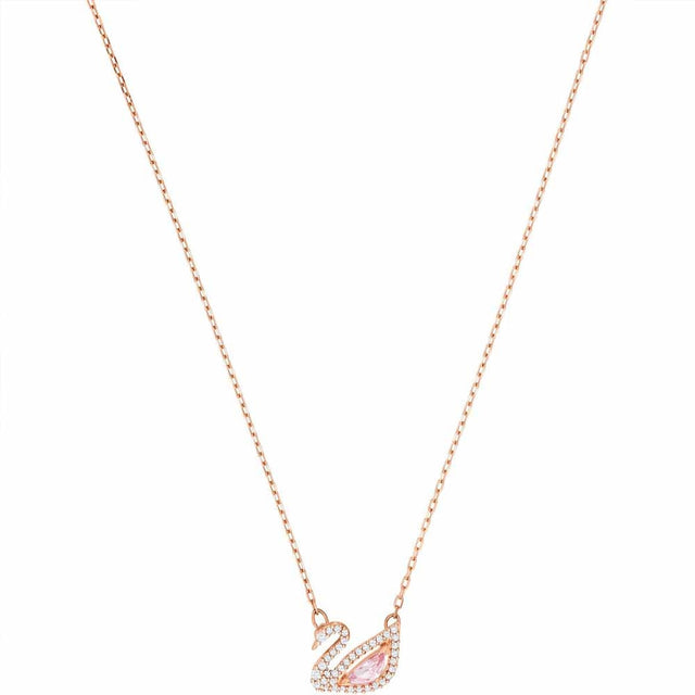 Swarovski Dazzling Swan Rose Gold Necklace 5469989