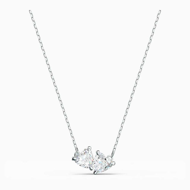 Swarovski Attract Soul Necklace, White, Rhodium Plated