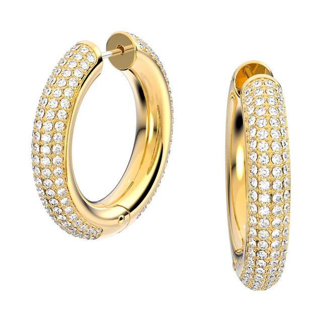 Swarovski Dextera Hoop Earrings, White
