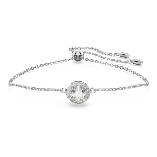 Swarovski Constella Bracelet, Round cut, Pave, White, Rhodium plated