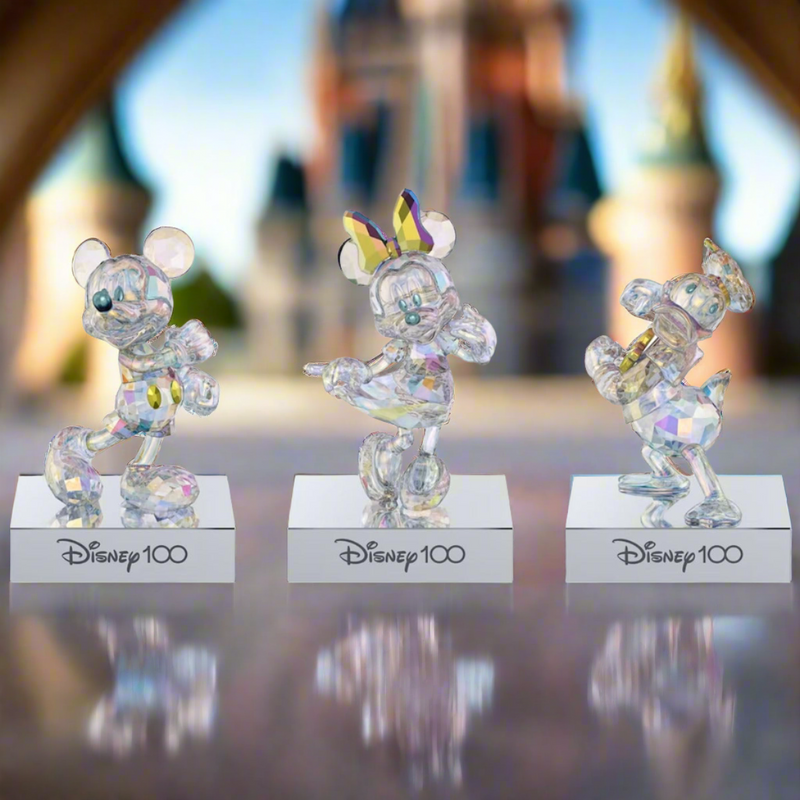 Swarovski Disney 100 Mickey, Minnie and Donald Set