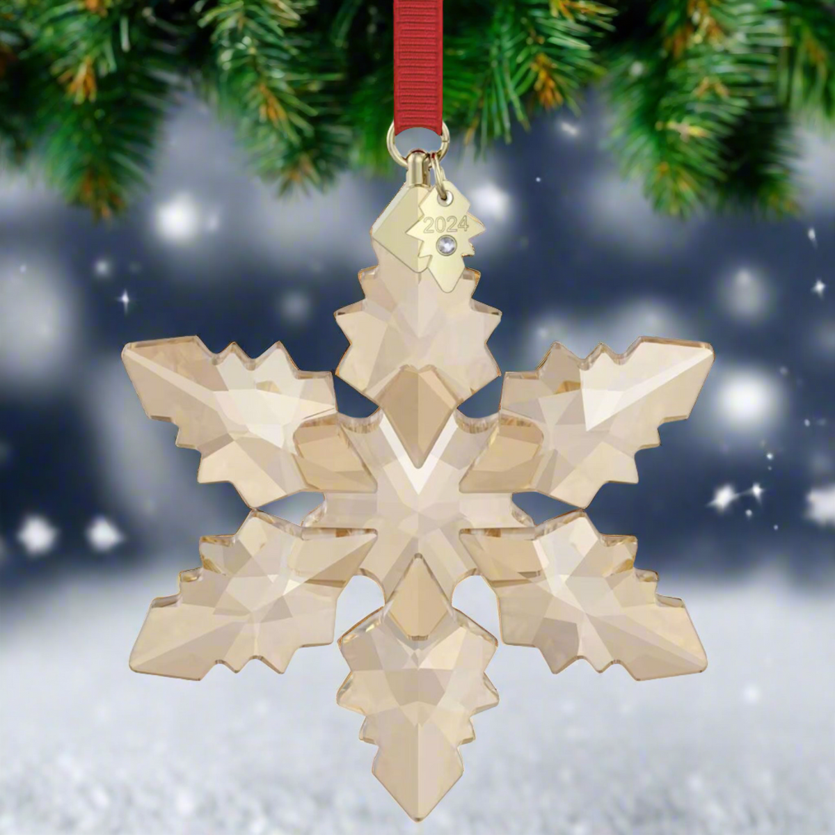 Swarovski Crystal Annual Edition Festive Ornament 2024 – David