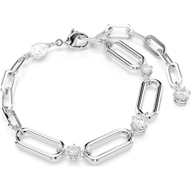 Swarovski Constella bracelet, White, Rhodium plated