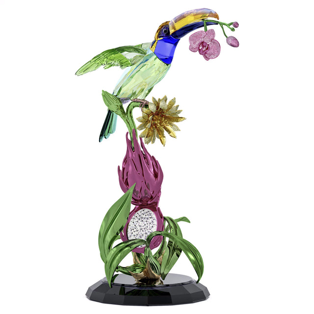 Swarovski Idyllia Toucan and Dragon Fruit Totem Limited Edition