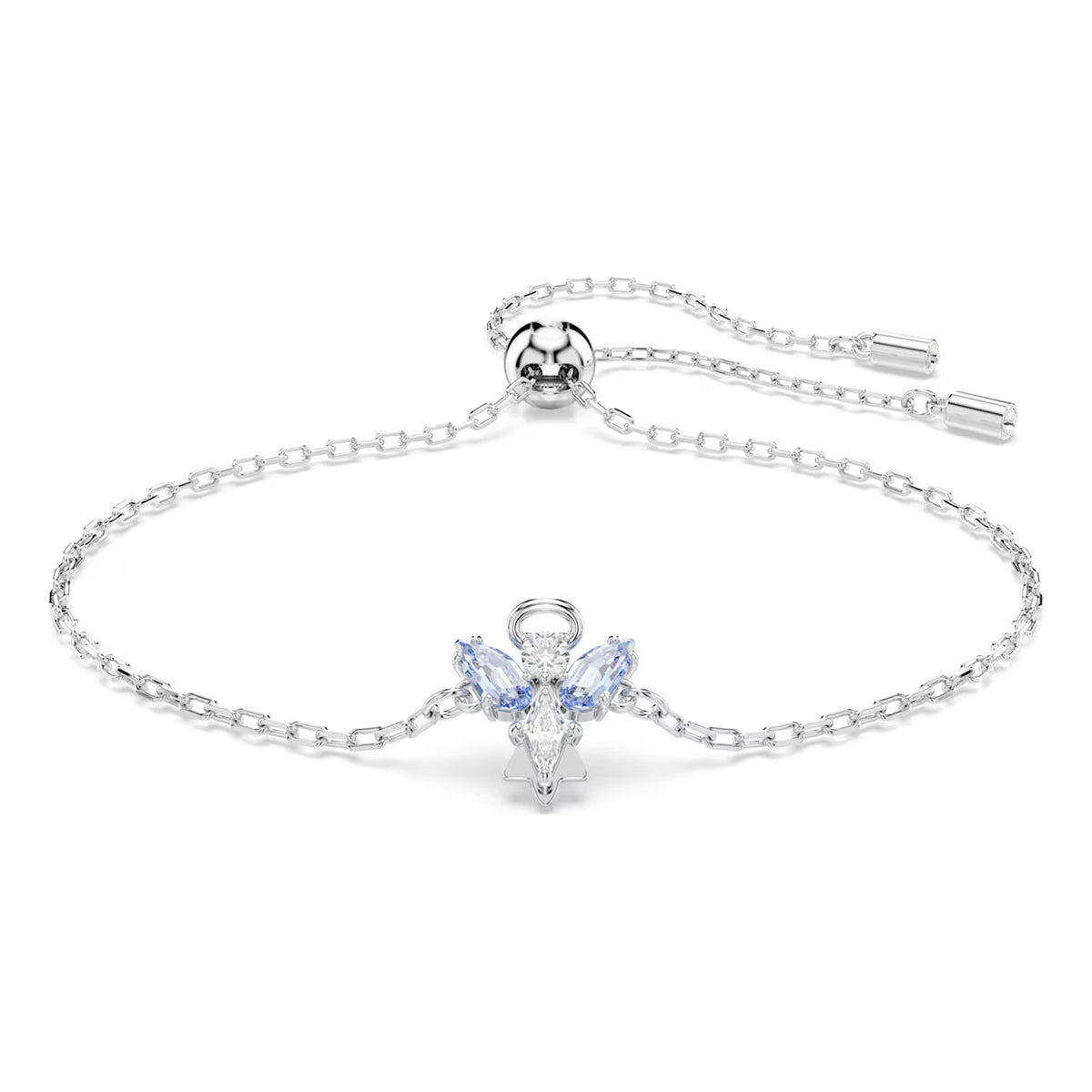 Swarovski Magic bracelet, Angel, Blue, Rhodium plated – David