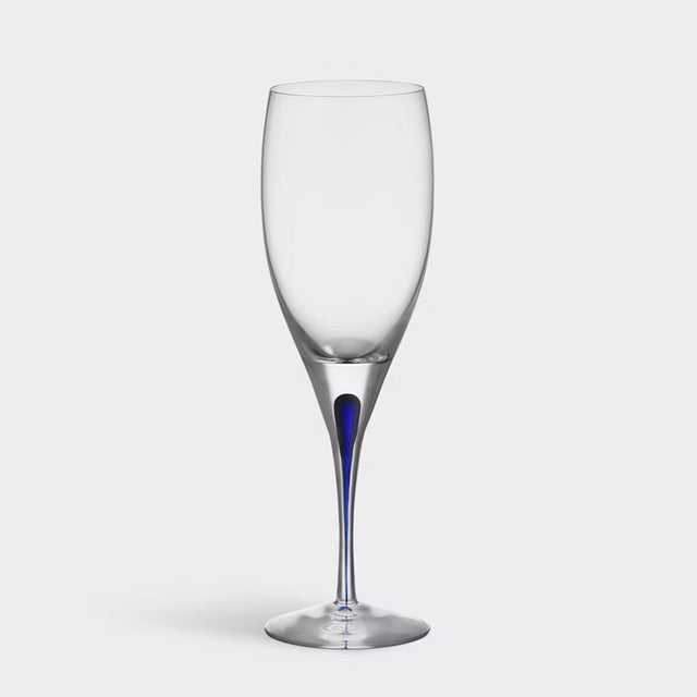 Orrefors Intermezzo Blue Wine 19cl Glass