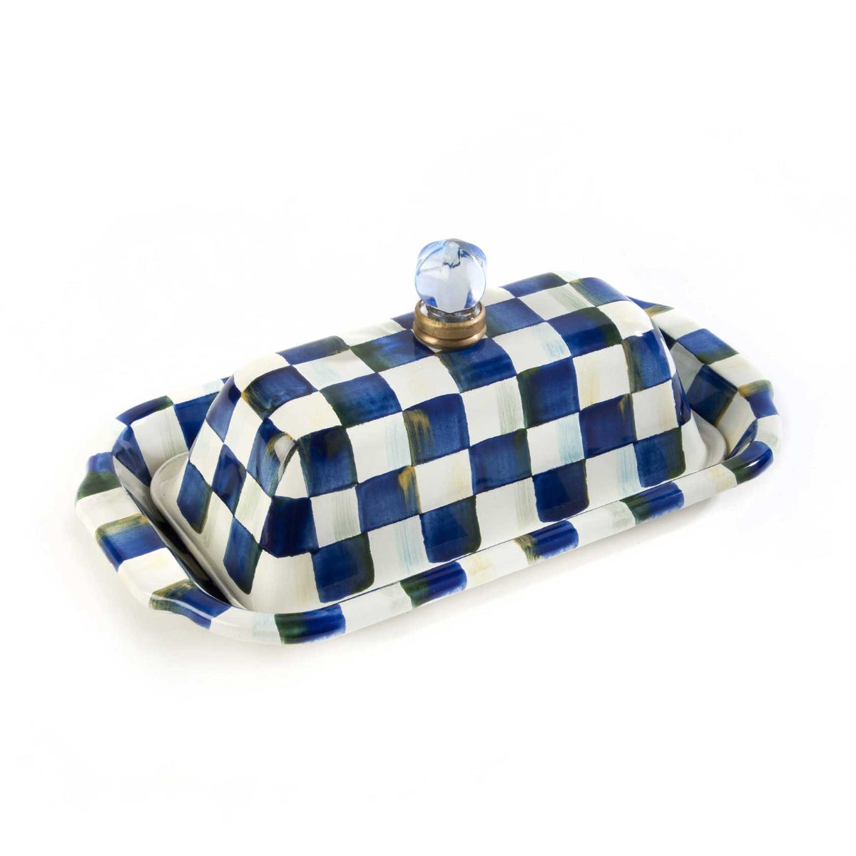 Mackenzie-Childs Royal Check Butter Box – David Shuttle Ltd
