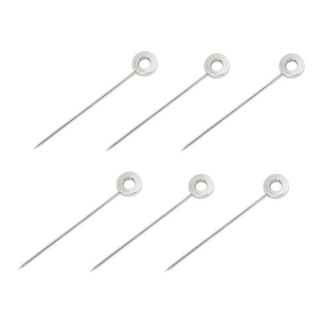 Christofle Oh de Christofle, Stainless Steel Cocktail Picks, Set of 6