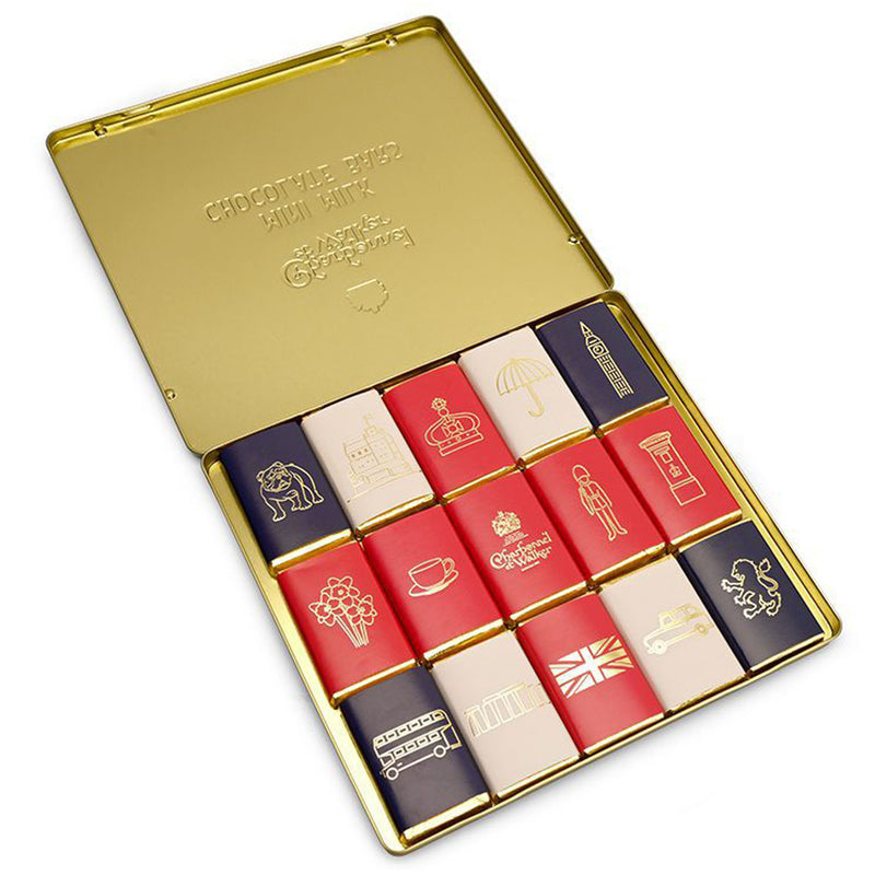 Charbonnel et Walker Union Jack Keepsake Tin with Mini Milk Chocolate Bars
