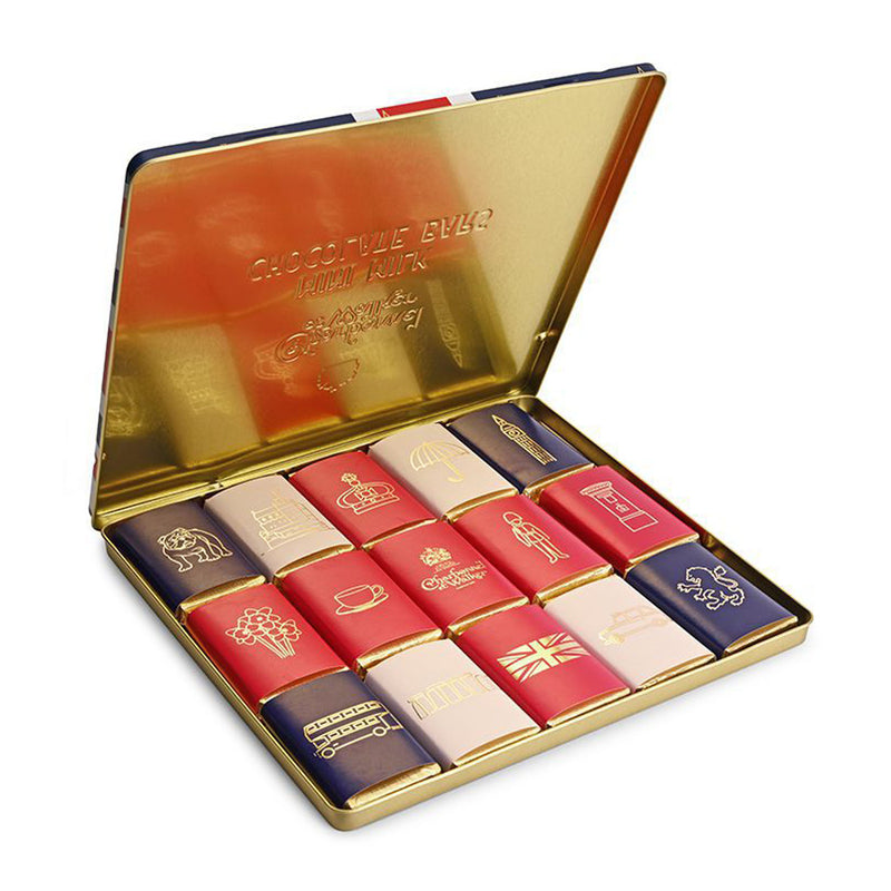 Charbonnel et Walker Union Jack Keepsake Tin with Mini Milk Chocolate Bars
