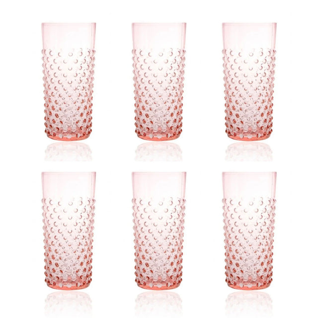 Klimchi Rosaline Hobnail Tumblers Large (set of 6)