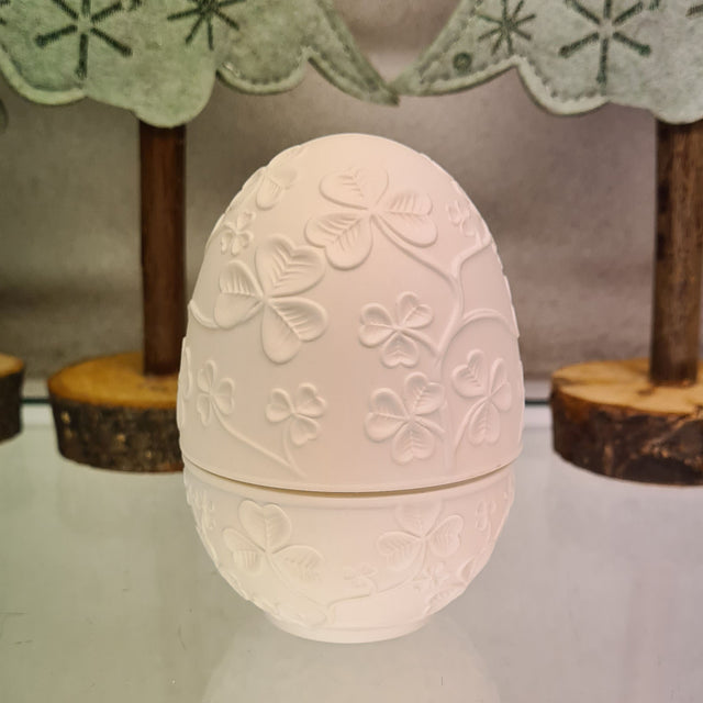 Glow by Welino Shamrock Faberge Style Porcelain Medium Tealight