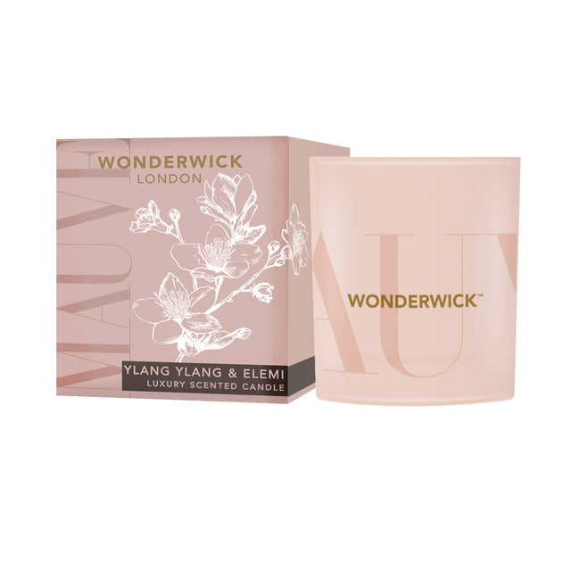 Wonderwick Mauve Ylang Ylang Glass Candle