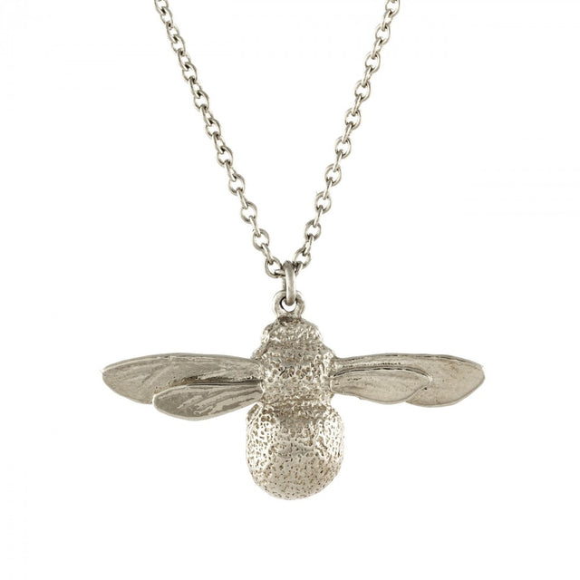 Alex Monroe Baby Bee Necklace, Sterling Silver