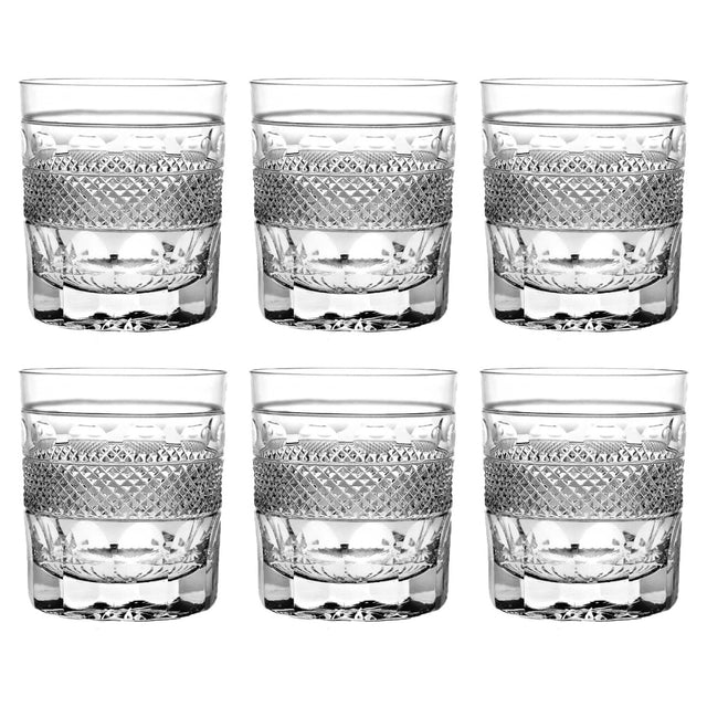 Cumbria Crystal Grasmere Double Old Fashioned Whisky Tumbler (Set of 6)