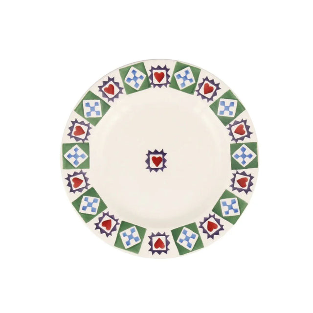 Emma Bridgewater Christmas Quilt 6 1/2 Inch Plate