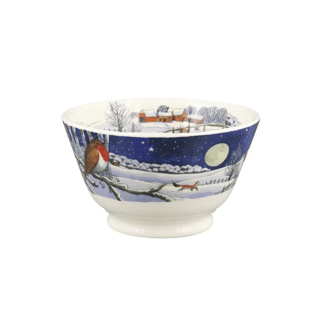 Emma Bridgewater Midnight Robin Small Old Bowl