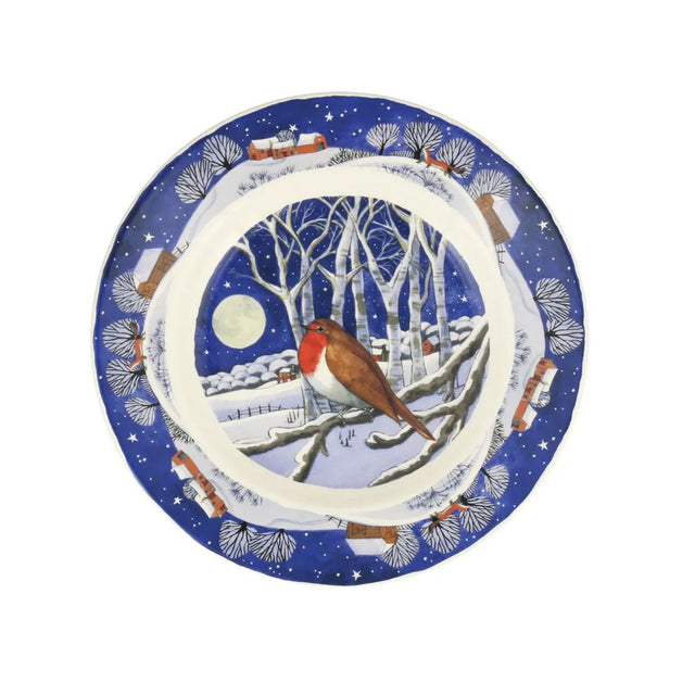Emma Bridgewater Midnight Robin 8 1/2 Inch Plate