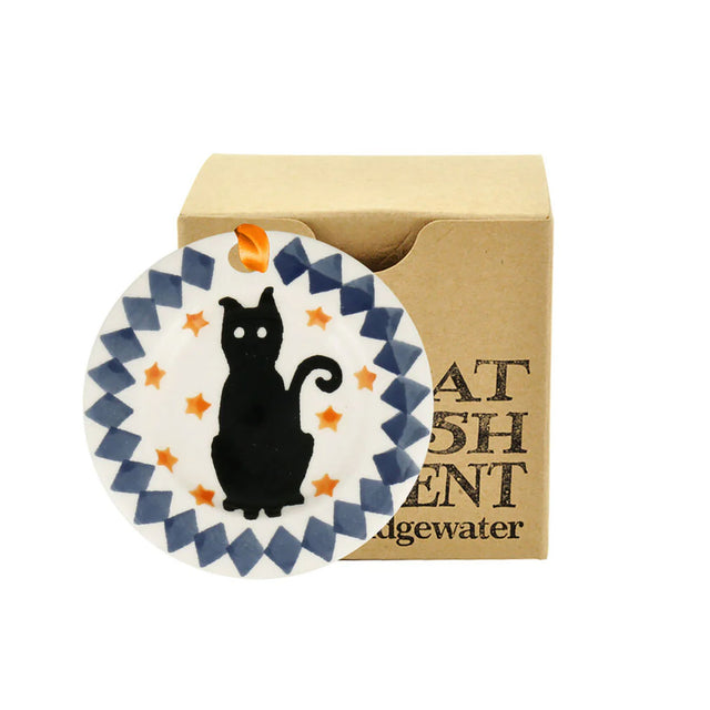 Emma Bridgewater Black Cats Tiny Plate Decoration (Boxed)