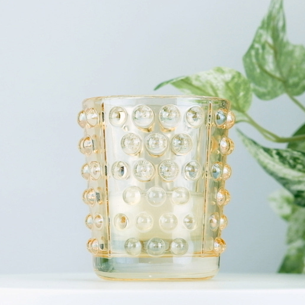 Lalique Mossi Gold Luster Votive 10370000 – David Shuttle Ltd