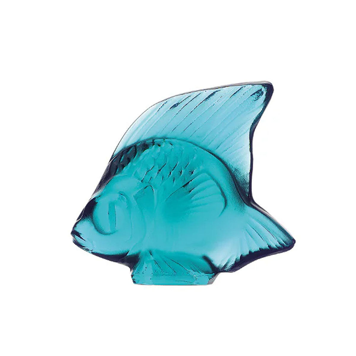 Lalique | Light Turquoise Fish Sculpture | 3002500 - David Shuttle