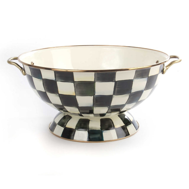 Mackenzie-Childs Courtly Check Enamel Everything Bowl