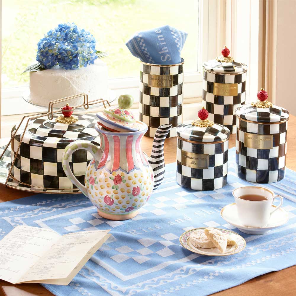 Mackenzie-Childs Courtly Check Utensil Holder – David Shuttle Ltd