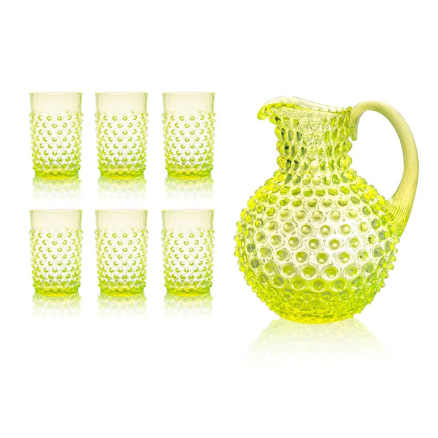 Klimchi Neon Citrine 2L Jug & Glasses Set
