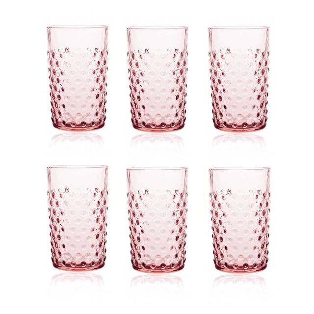 Klimchi Rosaline Hobnail Tumblers (set of 6)