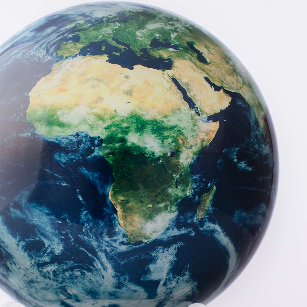 MOVA Earth Globe MOVA Globe 6 Inch Cloud Satellite View David Shuttle Ltd