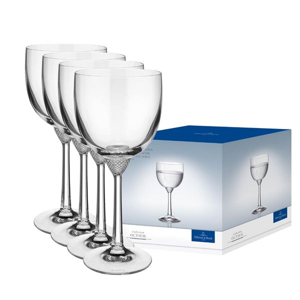 Villeroy & Boch Octavie Water Goblet, Set of 4