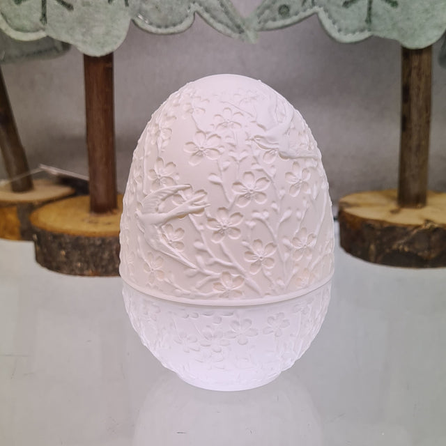 Glow by Welino Swallows Faberge Style Porcelain Medium Tealight